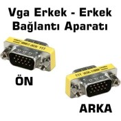 Resim S-Link VGA Erkek- VGA Erkek Ara Bağlantı Aparatı 