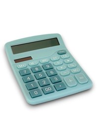 Resim Dx-837b Güneş Enerjili Ve Pilli Turkuaz Hesap Makinesi 12 Haneli - 1 Adet Turkuaz 