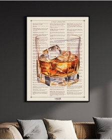 Resim Anason İşleri Viski Sözlüğü Poster 50x70cm 