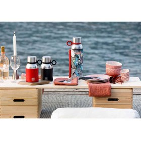 Resim BUGATTI Paslanmaz Çelik Mat Kırmızı Yemek Termosu 500Ml 