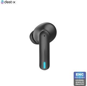 Resim Dest-X D1 Enc, 4 Mikrofon, Oyun Modu, IP4X, Hifi Stereo Kulakiçi Bluetooth Kulaklık 