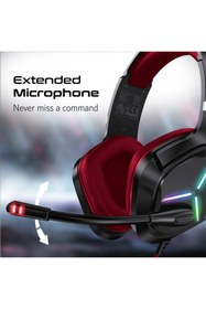 Resim Vertux Blitz Kırmızı - Oyuncu Kulaklık Stereo 7.1 Surround Kablolu Kulaküstü 