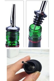 Resim Practials Şişe Ucu Servis Aparatı Damlalık Yağdanlık -Şişe Tıpa Sürekli Akışlı Hava Delikli 