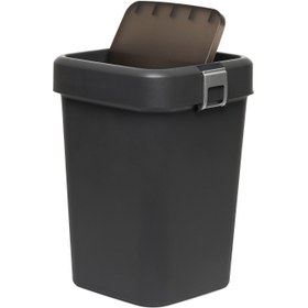Resim Motek Comfort Dust Bin Antrasit Mutfak Çöp Kovası - 18 lt 