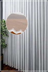 Resim Taç Sık Pile Tül Perde Tek Kanat, 47797SIK, 310 x 270 