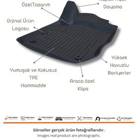 Resim Cupra Terramar 3d Havuzlu Paspas Alt Kademe Bagaj Havuzu Seti 2024 Ve Sonrası Uyumlu 