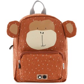 Resim Trixie Backpack - Mr Monkey Unisex Çocuk Kahverengi Sırt Çantası 