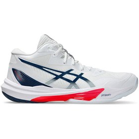 Resim Asics Sky Elite Ff Mt 3 Erkek Voleybol Ayakkabısı 1051A081-104 Beyaz 