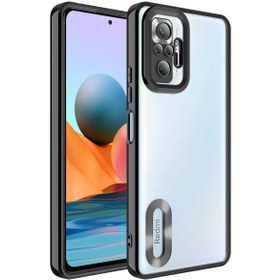 Resim m.tk moveteck Xiaomi Redmi Note 10 Pro Kılıf Kamera Lens Korumalı Parlak Renkli Logosu Açık Derin Mor 