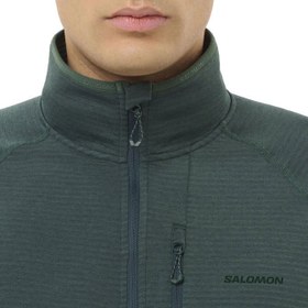 Resim Salomon Essential Lightwarm Erkek Yeşil Fleece 
