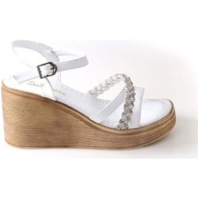 Resim Papuçcity Sprs 02831 Dolgu Taban Kadın Sandalet 001 