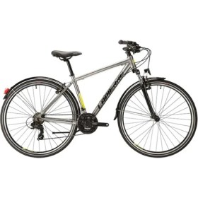Resim Lapıerre Trekkıng 1.0 Erkek Şehir Bisikleti V 410H 28 Jant 21 Vites Gri Lime Yeşil Siyah 