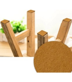 Resim Pacific 50'li Kaydırmaz Keçe Kare Kahve 