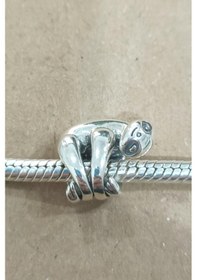 Resim Fubena Sallanan Tembel Hayvan Charm Gümüş 