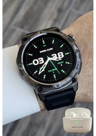 Resim Daniel Klein Dkgnct2128 Akıllı Saat Ve Bluetooth Kulaklık Siyah 