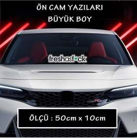 Resim fresh yazı oto sticker ön arka cam yazısı - tuning modifiye etiket 