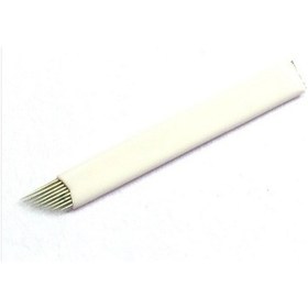 Resim Microblading 9 Pin İğne Beyaz 12 Adet 