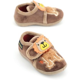 Resim Gezer Aslancık Figürlü Yumuşacık Kışlık Pandufu 