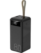 Resim Blackbird Game Center Acl Pw-94 80.000mAh Siyah LCD 1xMicro 2xTyp-C 4xUsb Port Taşınabilir Şarj Cihazı Powerbank 
