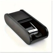 Resim Gaojunshop01 Siyah 1 Adet Araç Konsolu Para Saklama Kutusu Dokulu Tasarım Kapaklı Ve Ergonomik Tutacak 