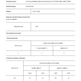 Resim Uğur UDD 200 SCEB 109 LT Bombe Camlı Muhafaza Dolabı 