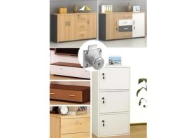 Resim Nacario Profesyonel Kare Çekmece Kilidi, Nikel, Krom, 22 Mm, 4x4 Cm, 2 Anahtarlı, Yüksek Kaliteli, Güvenli Kilit, Dayanıklı, Ofis, Evrak Dolabı Uyumlu, Kolay Montaj, Mobilya Çekmece Kilidi 