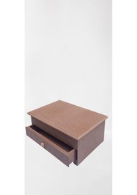Resim Hobi Dekoratif Takı Makyaj Kutu Model Çekmece Bölmeli HAM Ahşap MDF El Yapımı 