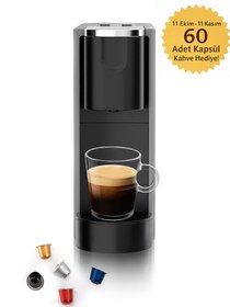 Resim Omnex Ox-Pro Espresso Kapsül Kahve Makinesi – 20 Bar Basınç, Gri 