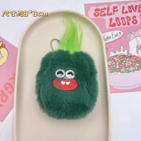 Resim Baijiafu2 Yeni Yaratıcı Sevimli Anahtarlık Karikatür Peluş Bebek Kolye Çok Yönlü Anahtarlık Kolye Çanta Bebek Çekicilik (Yurt Dışından) 