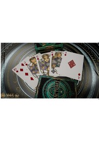 Resim Npcc Noir Arts Royal Sanctuary Emerald Premium Oyun Kağıdı Koleksiyonluk İskambil Kartları 