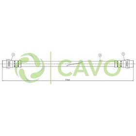 Resim CAVO C800471A Fren Hortumu Ön A4 94- 