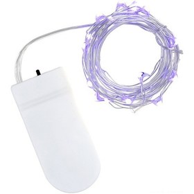 Resim Kosona Pembe Led Işık Zinciri 1m 10 Işık Pil Li Akıllı Dekoratif Işık Noel Düğün Parti Bahçe Dekorasyonu Hediye Kutusu Pasta Çiçek Demeti Işıklı Aksesuar Mor 