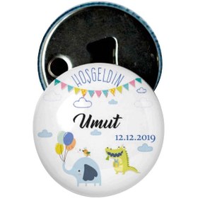 Resim Famous Bebek Şekeri Magnet Bebek Mevlüt Hediyelik Isimli Kapak Açacak (434856225) 