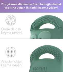 Resim NW NessiWorld Mochi Diş Kaşıyıcı Yeşil 