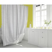 Resim Tropikhome Banyo Perdesi - Tek Kanat Duş Perdesi, Polyester Kumaş Duşakabin Perdesi 180x200 cm Küvet Perdesi 