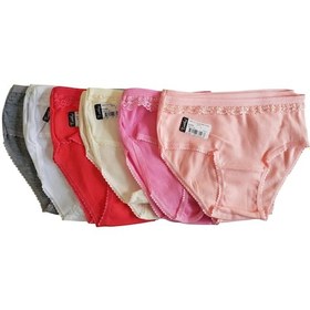 Resim Tutku 0834 Kız Çocuk Ince Bel Pınar Bato-slip-külot - 12'li Kombin Karışık 