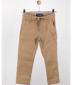 Resim Erkek Çocuk Regular Fit Jogger Pantolon Kahverengi 