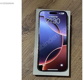 Resim Apple iPhone 16 Pro Max İkinci El YD | 256 GB | Beyaz 