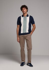 Resim Regular Fit Orta Bel Düz Paça Erkek Bej Pantolon Colin's