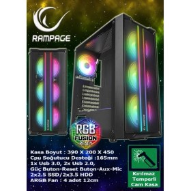 Resim Warbox Hulk Gaming Takım Bilgisayar GeForce GT740 Ekran Kartı Xeon X5650 16GB Ram 256GB SSD 250GB HDD 