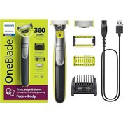Resim Philips QP2834/70 360 Norelco One Blade Yüz ve Vücut Tıraş Makinesi 