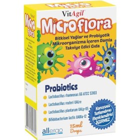 Resim Vitagil Microflora Probiyotik Damla 15 ml 