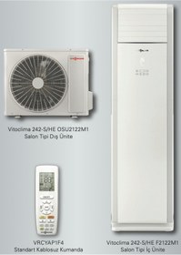 Resim Viessmann VİTOCLİMA 242-S F2122M1 42.000 BTU INVERTER SALON TİPİ KLİMA 