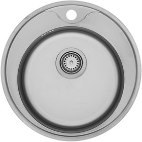 Resim Pera Centr Oval F6 Dekorlu Çelik Eviye 