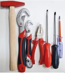 Resim Makroyapı 7 Parça El Aleti Set Her Eve Lazım Pense Çekiç Anahtar 