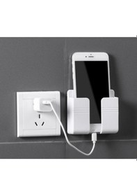 Resim Telefon Ve Kumanda Standı Plastik Krem Renk Ev Düzenleyici 