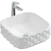 Resim Paluci Leonardo White Kare Lavabo 