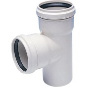 Resim Hakan PVC Tee Çatal 90° 110 x 50 mm 