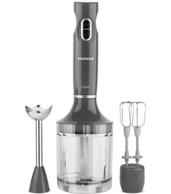Resim HOMEND Handmaid 1936H El Blender Seti Antrasit 