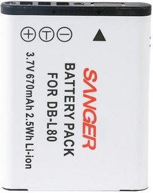 Resim Sanger DB-L80 Sanyo Fotoğraf Makinesi Batarya 